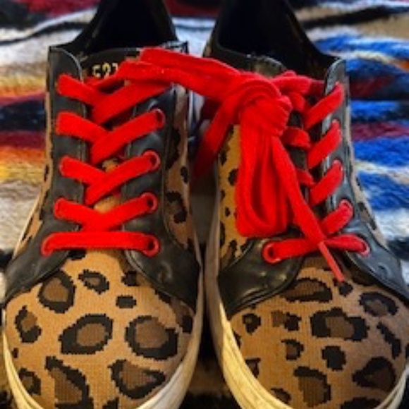 Platform Cheetah Print Shoes - Picture 2 of 7